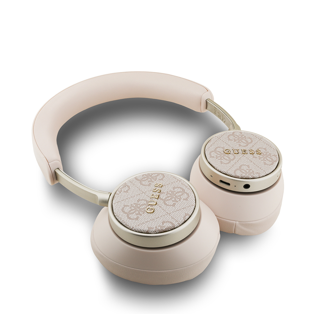 Guess Orjinal Lisanslı Ayarlanabilir 4G Desenli Metal Klasik Logolu Kulak Üstü Bluetooth Kulaklık - 8