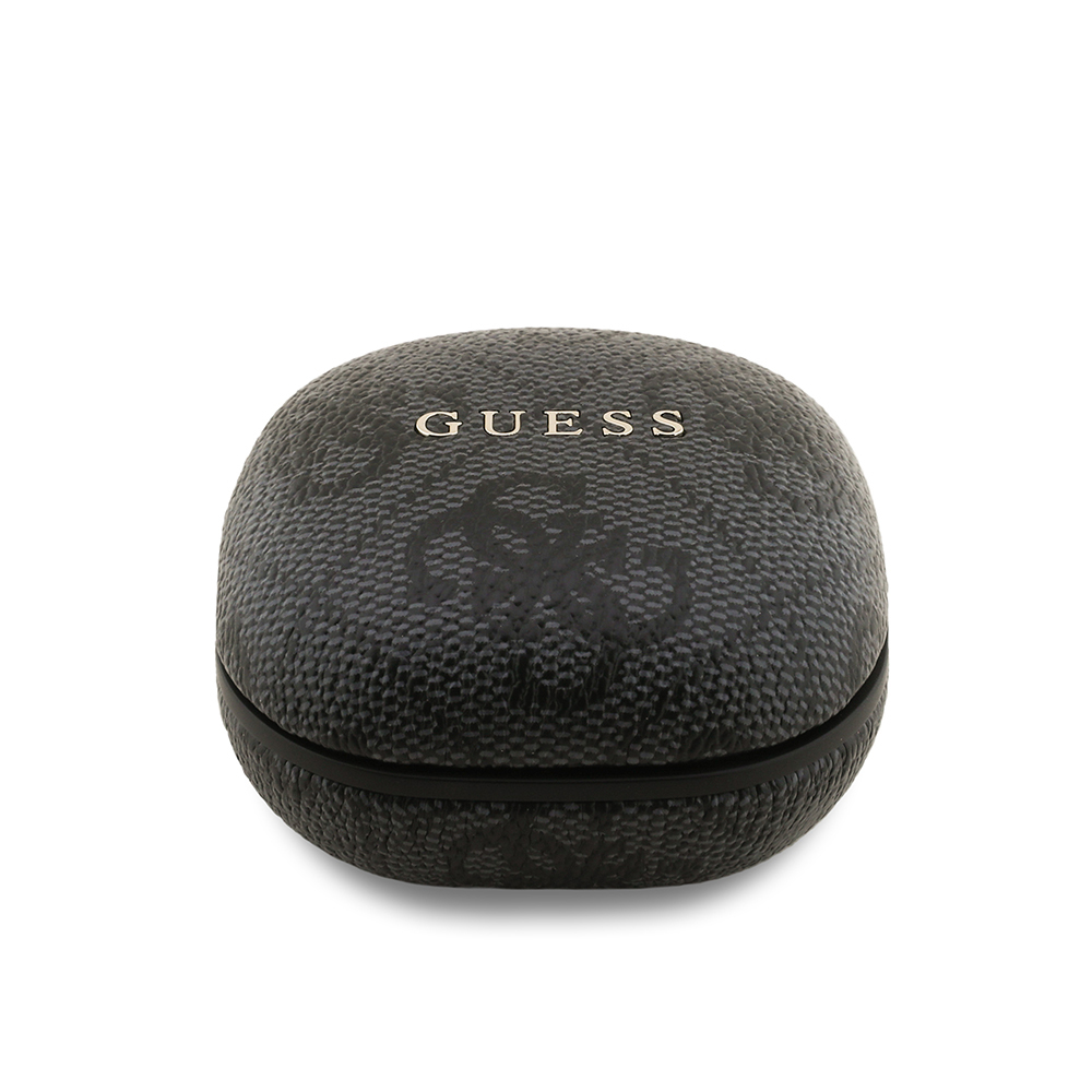 Guess Orjinal Lisanslı PU 4G Desenli Klasik Metal Yazı Logolu TWS Kulak İçi Bluetooth Kulaklık - 6