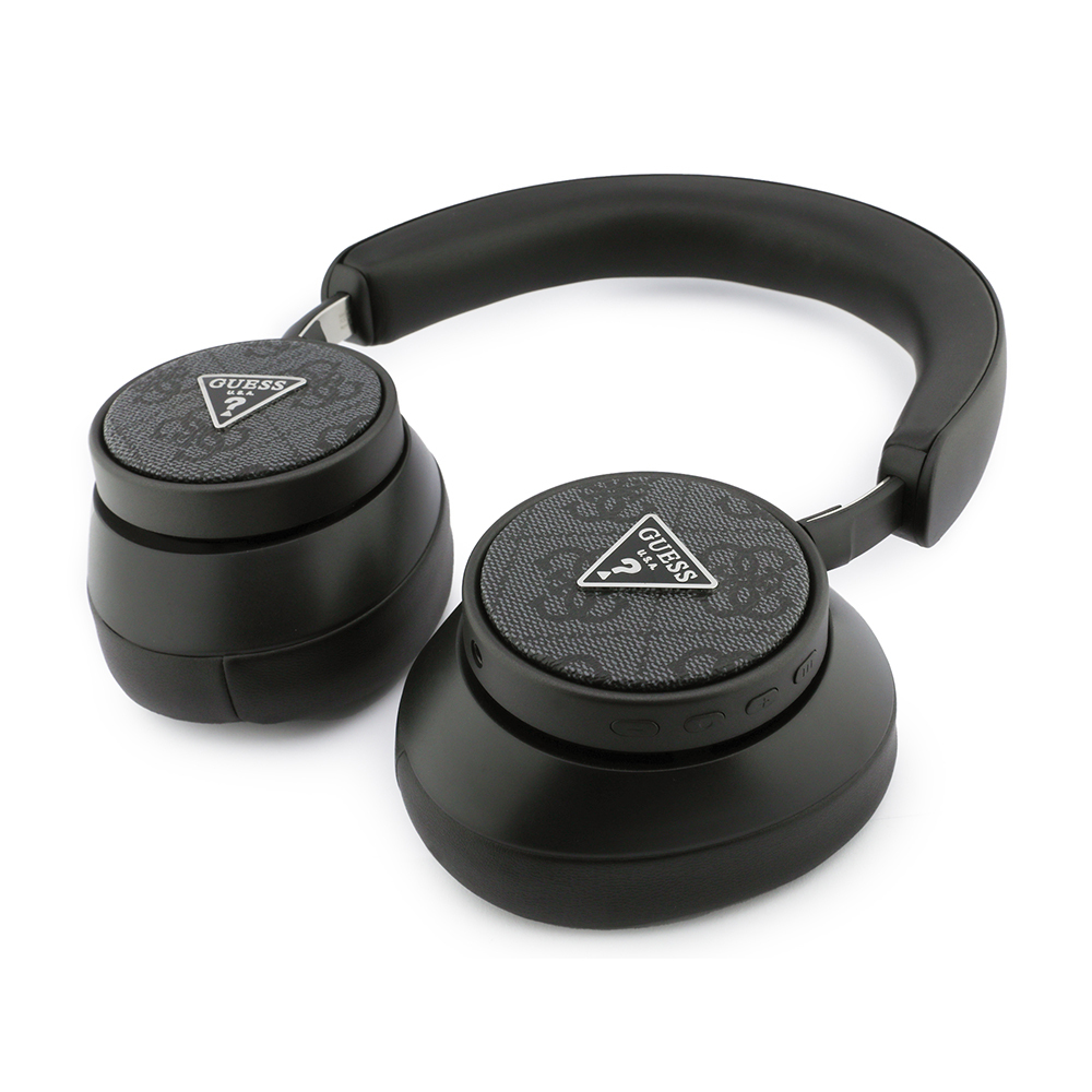 Guess Orjinal Lisanslı ENC PU 4G Desenli Üçgen Logolu Kulak Üstü Bluetooth Kulaklık - 3