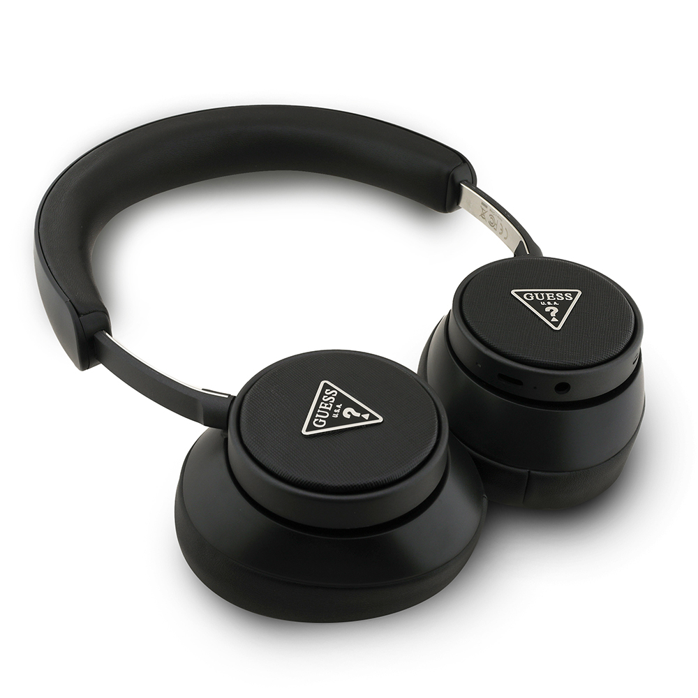 Guess Orjinal Lisanslı ENC Üçgen Logolu Saffiano Kulak Üstü Bluetooth Kulaklık - 3