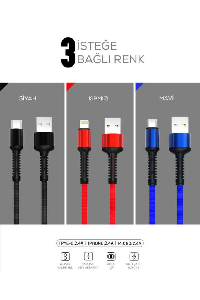 Zore LS63 Lightning Usb Kablo