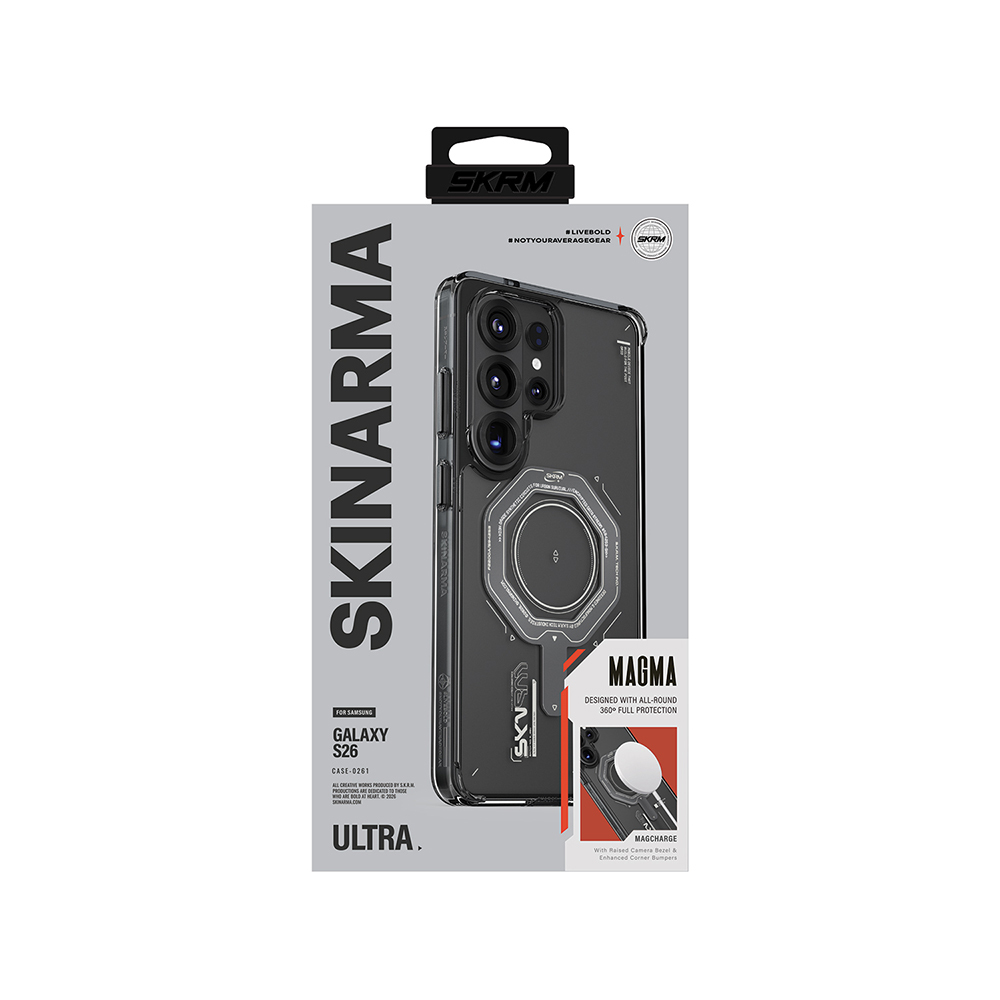 Samsung Galaxy S2 Uyumlu6 Ultra Kılıf Skinarma M-safe Şarj Özellikli Airbag Tasarımlı Magma Kapak - 4