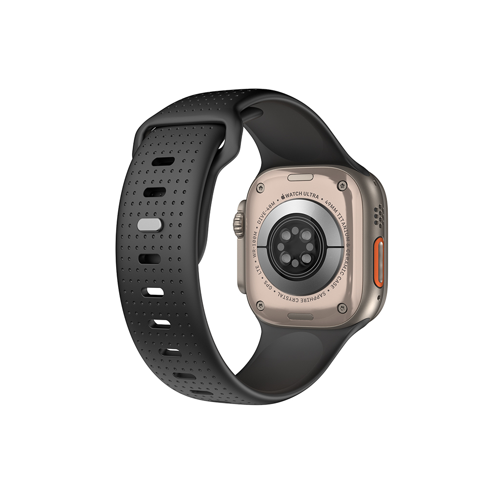 Apple Watch 7 45mm Uyumlu Wiwu Wi-WB0201 Comf Secur Serisi Silikon Kordon - 1