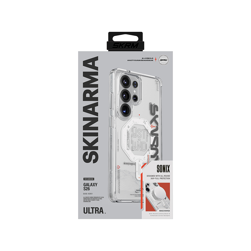 Samsung Galaxy S2 Uyumlu6 Ultra Kılıf M-safe Şarj Özellikli Yazı Desenli Airbag Tasarımlı Skinarma Sonix Kapak - 4