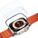 Apple Watch Ultra 49mm Uyumlu Mohseven iWatch Serisi Safir Akıllı Saat Temperli Cam Ekran Koruyucu - 1