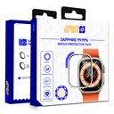 Apple Watch Ultra 49mm Uyumlu Mohseven iWatch Serisi Safir Akıllı Saat Temperli Cam Ekran Koruyucu - 4