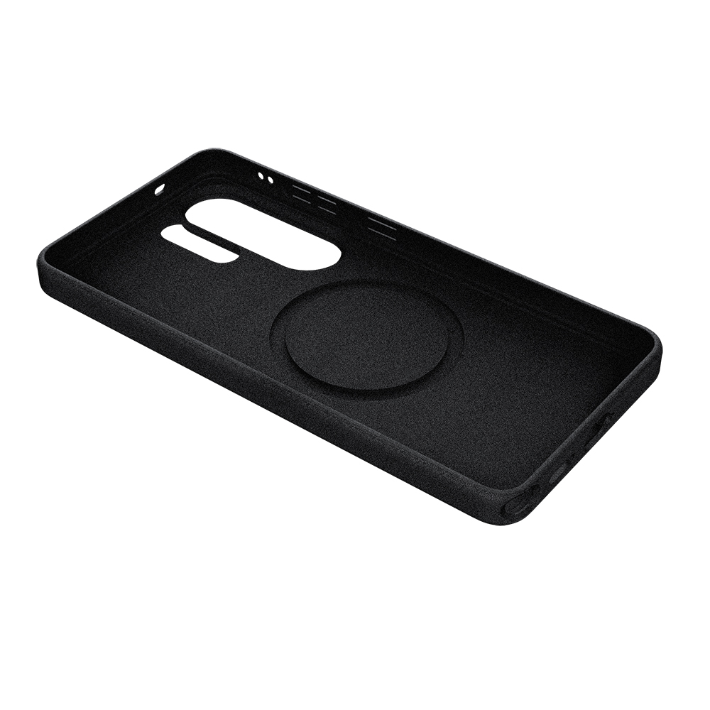 Samsung Galaxy S2 Uyumlu6 Ultra Kılıf M-safe Şarj Özellikli Velvet-Fluff Kaplama Wlons Adev Kapak - 3