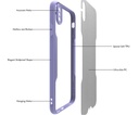 Apple iPhone XS Max Uyumlu Kılıf Zore Parfe Kapak - 2