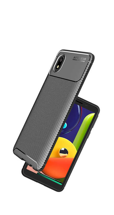 Samsung Galaxy A01 Core Uyumlu Kılıf Zore Negro Silikon Kapak - 1