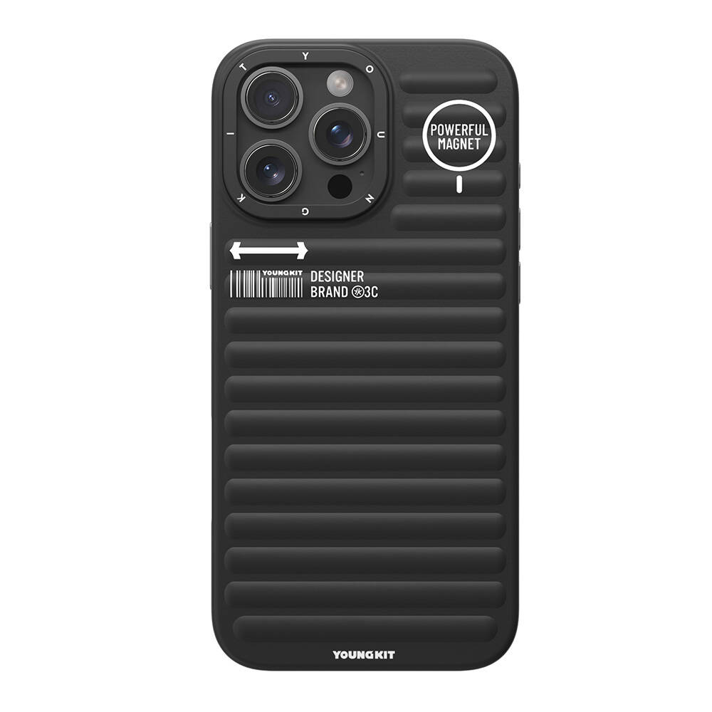 Apple iPhone 16 Uyumlu Pro Uyumlu Max Uyumlu M-safe Şarj Özellikli Kılıf Mat Renkli Tasarım Youngkit Original Serisi Kapak - 6