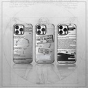 Apple iPhone 16 Uyumlu Pro Uyumlu Kılıf M-safe Şarj Özellikli Youngkit Literary Serisi Retro Magz Kapak - 3