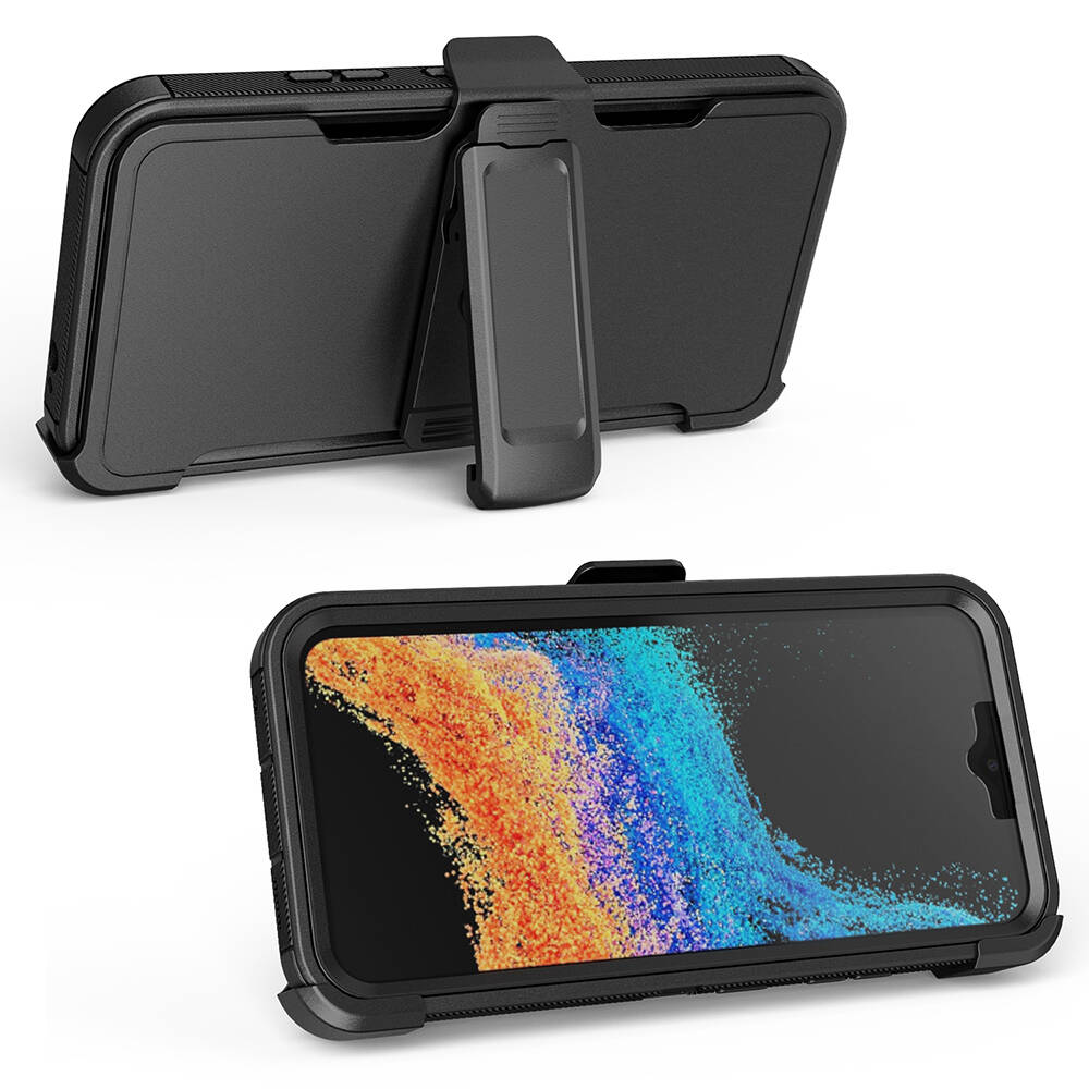Galaxy XCover7 Pro Uyumlu Kılıf Zore Double Clip Kapak - 2