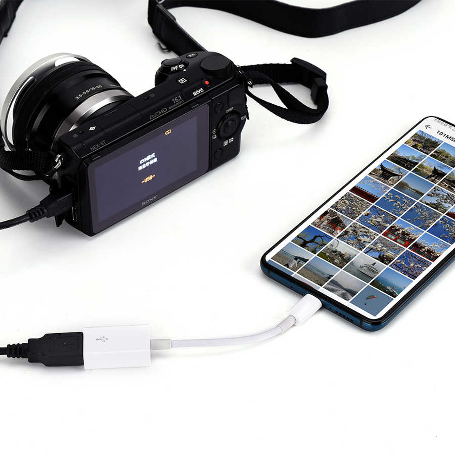 Zore JH-0514 Lightning To Usb Kamera Bağlantı Adaptörü - 1