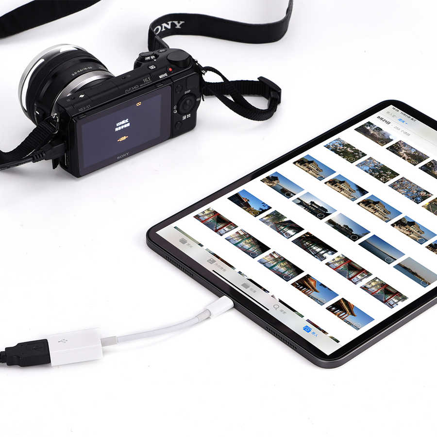 Zore JH-0514 Lightning To Usb Kamera Bağlantı Adaptörü - 3