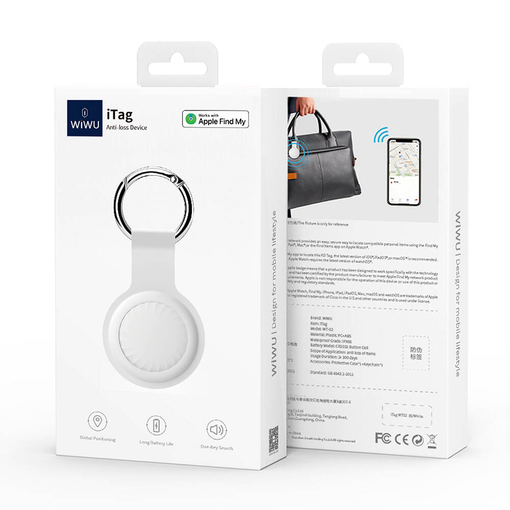 Wiwu WT-02 iTag Kaybolmaya Karşı İzleyici Akıllı Takip Cihazı - 4