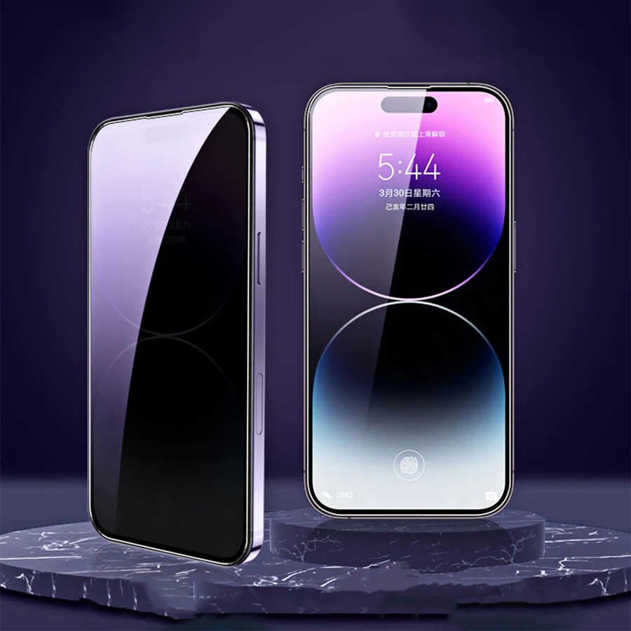 Apple iPhone 16 Uyumlu Pro Uyumlu Max Uyumlu Zore Kor Privacy Cam Ekran Koruyucu - 3