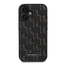 Apple iPhone 16 Uyumlu Plus Uyumlu Kılıf Karl Lagerfeld Orjinal Lisanslı M-safe Şarj Özellikli KL Yazılı Hot Stamp Kapak - 2