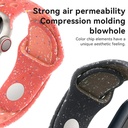 Apple Watch 44mm Uyumlu Kordon Silikon Esnek Yumuşak Delikli Spor KRD-02 Kayış