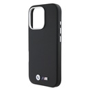 Apple iPhone 16 Uyumlu Pro Uyumlu Max Uyumlu Kılıf BMW Orjinal Lisanslı Tam Sarılmış Kevlar Tasarımlı Metal Logo Suni Deri Kapak - 5