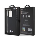 Apple iPhone 16 Uyumlu Pro Uyumlu Max Uyumlu Kılıf BMW Orjinal Lisanslı Tam Sarılmış Kevlar Tasarımlı Metal Logo Suni Deri Kapak - 7