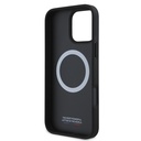 Apple iPhone 16 Uyumlu Plus Uyumlu Kılıf BMW Orjinal Lisanslı M-safe Şarj Özellikli M Logolu Üç Çizgili Dikiş Detaylı Meshed Tricolor Stripes Kapak - 1