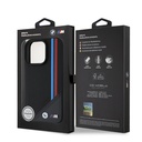 Apple iPhone 16 Uyumlu Pro Uyumlu Max Uyumlu Kılıf BMW Orjinal Lisanslı M-safe Şarj Özellikli M Logolu Üç Çizgili Dikiş Detaylı Meshed Tricolor Stripes Kapak - 1