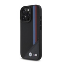 Apple iPhone 16 Uyumlu Pro Uyumlu Max Uyumlu Kılıf BMW Orjinal Lisanslı M-safe Şarj Özellikli M Logolu Üç Çizgili Dikiş Detaylı Meshed Tricolor Stripes Kapak - 2