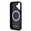 Apple iPhone 16 Uyumlu Plus Uyumlu Kılıf BMW Orjinal Lisanslı M-safe Şarj Özellikli M Logolu Üç Çizgili Delikli Deri Kapak - 4