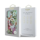 Apple iPhone 16 Uyumlu Kılıf Guess Orjinal Lisanslı M-safe Şarj Özellikli IML Baskılı Jungle Ring Kapak - 7