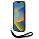 Apple iPhone 16 Uyumlu Kılıf Karl Lagerfeld Orjinal Lisanslı Askılı Saffiano Athleisure Şerit Çizgili Kapak - 3