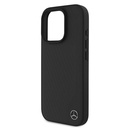 Apple iPhone 16 Uyumlu Pro Uyumlu Max Uyumlu Kılıf Mercedes Benz Orjinal Lisanslı M-safe Şarj Özellikli 3D Metal Logolu Wood Imitation Deri Kapak - 5