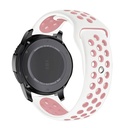 Samsung Gear S3 (22mm) Uyumlu Kordon Silikon Esnek Yumuşak Delikli Spor KRD-02 Kayış