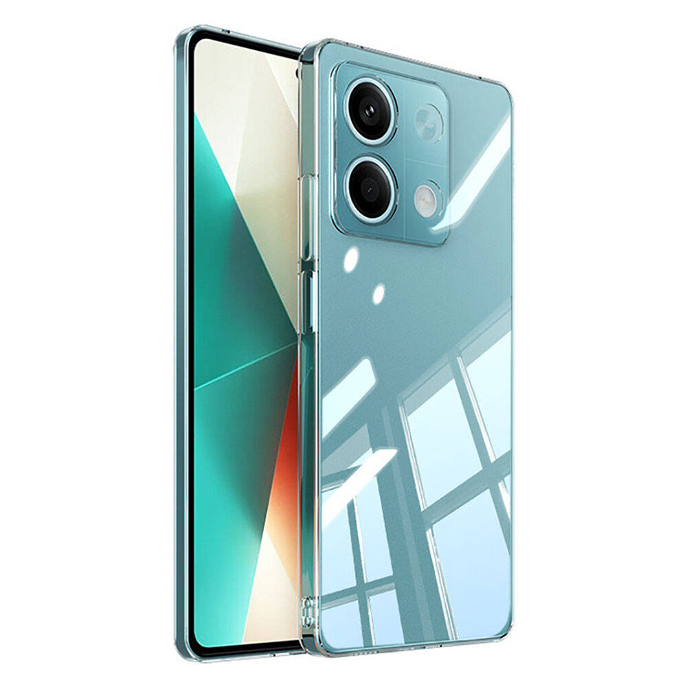 Xiaomi Redmi Note 13 4G Uyumlu Kılıf Silikon Şeffaf Esnek Yumuşak Zore Süper Silikon Kapak