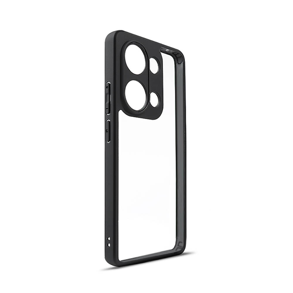 Xiaomi Redmi Note 13 Pro 4G Uyumlu Kılıf Kamera Korumalı Şeffaf Arka Yüzey Zore New Roll Kapak