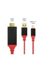 Zore Type-C HDMI Kablo Kırmızı Kutulu