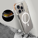 iPhone 15 Pro Max Kapak Magsafe Şarj Özellikli Airbagli Şeffaf Zore İncek Kapak