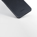 Apple iPhone 15 Uyumlu Plus Uyumlu Kılıf M-safe Şarj Özellikli 1500D Aramid Fiber Pitaka Ultra-Slim Classic Serisi Black-Grey Twill Kapak - 10