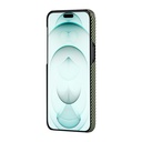 Apple iPhone 15 Uyumlu Pro Uyumlu Kılıf M-safe Şarj Özellikli 600D Aramid Fiber Pitaka Tactile Woven Orchestra Serisi Overture Kapak - 3