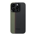 Apple iPhone 15 Uyumlu Pro Uyumlu Max Uyumlu Kılıf M-safe Şarj Özellikli 600D Aramid Fiber Pitaka Tactile Woven Orchestra Serisi Overture Kapak - 1