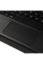 Apple iPad Air 11 2024 Uyumlu Zore Border Keyboard Bluetooh Bağlantılı Standlı Klavyeli Tablet Kılıfı