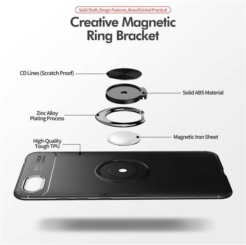 Huawei Y5 2018 Uyumlu Kılıf Zore Ravel Silikon Kapak - 6