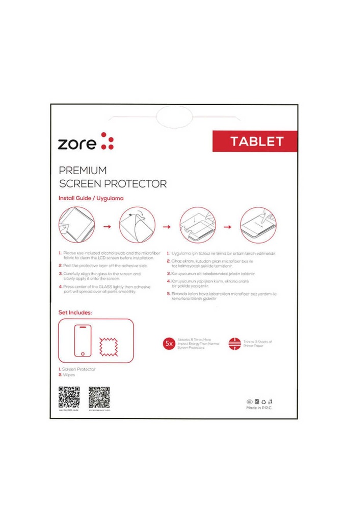 Apple iPad Pro 12.9 2018 (3.Nesil) Uyumlu Zore Tablet Blue Nano Ekran Koruyucu