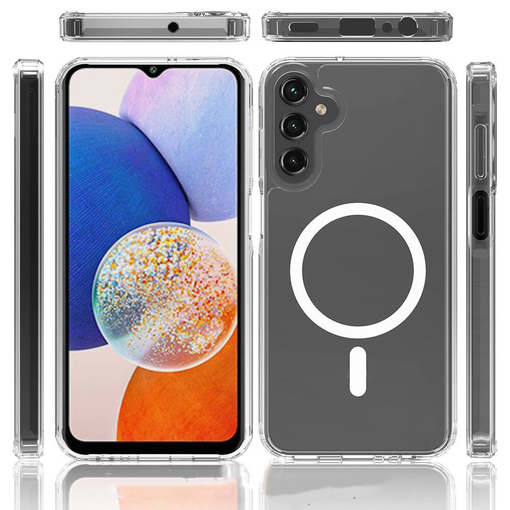 Samsung Samsung Samsung Galaxy S2 Uyumlu5 Uyumlu Plus Uyumlu Kılıf M-safe Şarj Özellikli Şeffaf Sert PC Zore Embos Kapak - 1