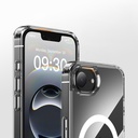 Apple iPhone 16 UyumluE Uyumlu Kılıf M-safe Şarj Özellikli Şeffaf Sert PC Zore Embos Kapak - 3