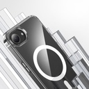 Apple iPhone 16 UyumluE Uyumlu Kılıf M-safe Şarj Özellikli Şeffaf Sert PC Zore Embos Kapak - 5