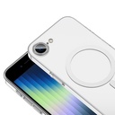 Apple iPhone 16 UyumluE Uyumlu Kılıf Zore M-safe Şarj Özellikli Şeffaf Kamera Çerçeveli Porto Kapak - 1