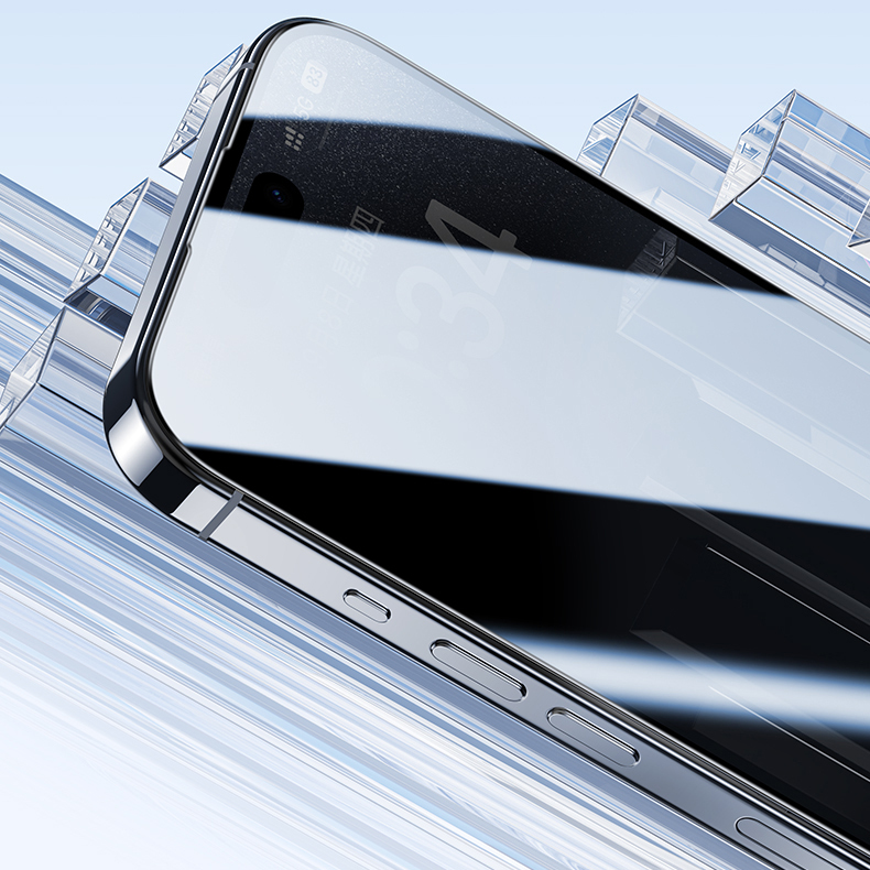 Apple iPhone 16 Uyumlu Pro Uyumlu Max Uyumlu Benks Ultra Shield 0.9mm Çerçeveli 0.3mm Ekran Koruyucu + Kolay Uygulama Aparatlı - 9