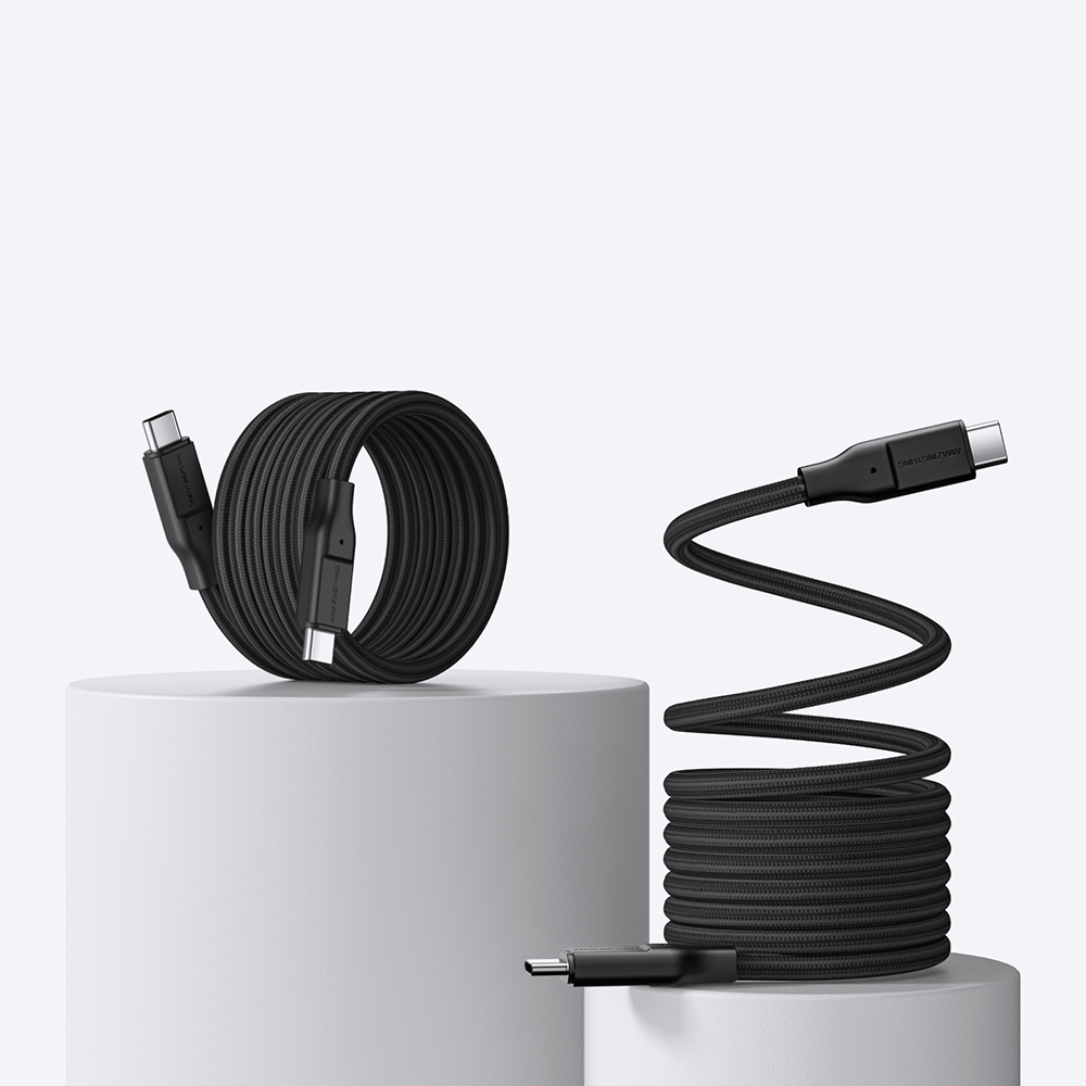 Amazingthing Magcord Serisi Magnetik Örgülü Tasarımlı Type-C to Type-C PD Data ve Şarj Kablosu 60W 1.2M - 7