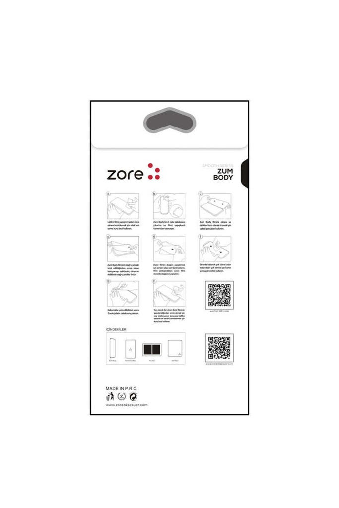 Apple iPhone 14 Uyumlu Zore Mat Zum Body Arka Koruyucu