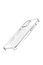 Apple iPhone 15 Pro Max Uyumlu Kılıf Zore Wireless Şarj Özellikli Şeffaf Orjin Kapak